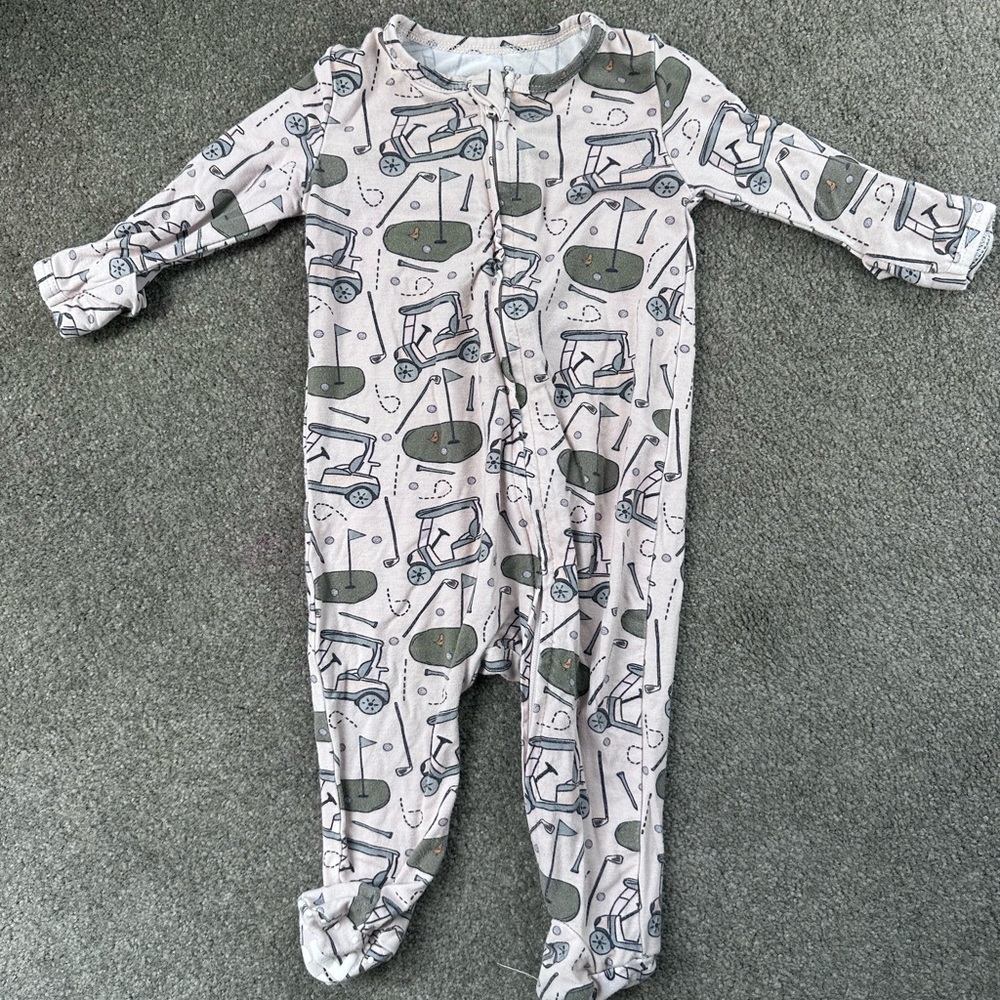 Caden Lane Golf Zipper Footie